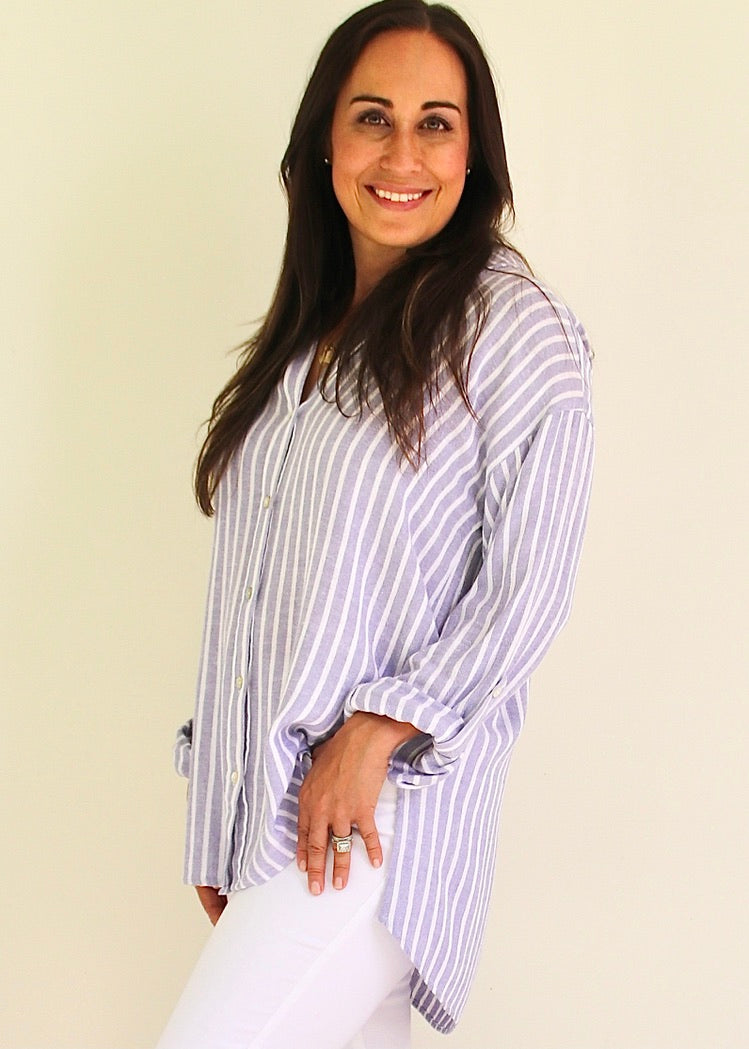 Linen Bengal Striped Shirt