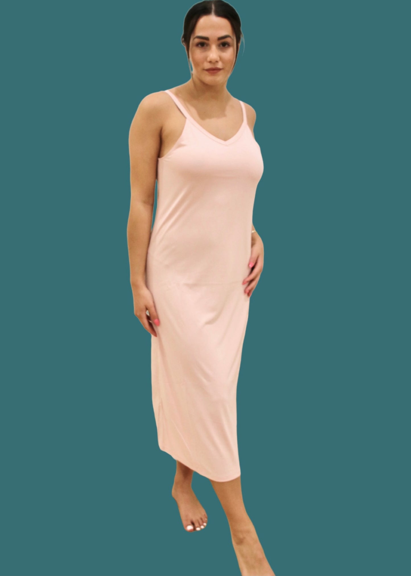 Make it Right Pink Sleeveless Maxi Dress