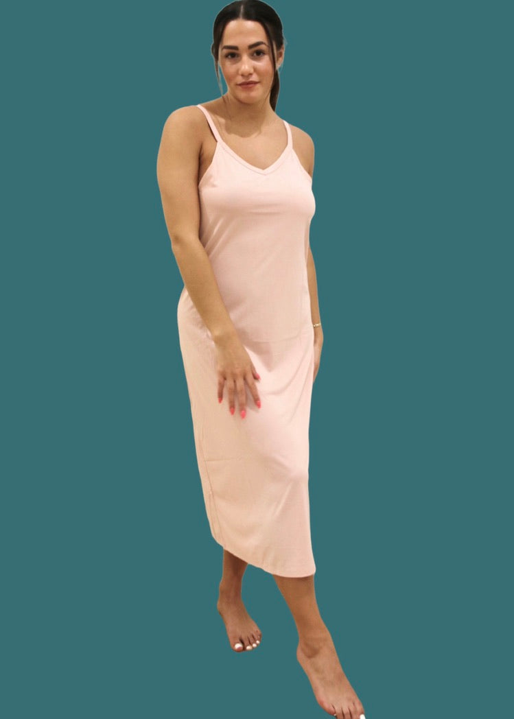 Make it Right Pink Sleeveless Maxi Dress