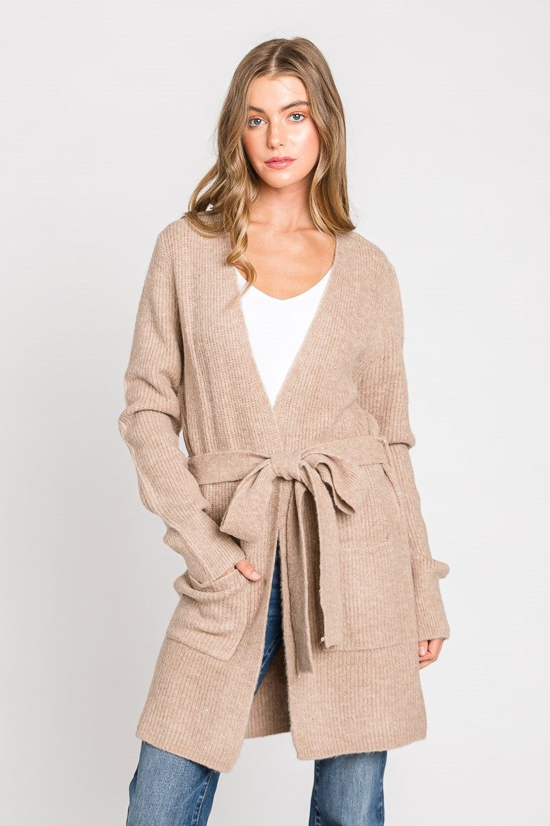 Belted Cardigan