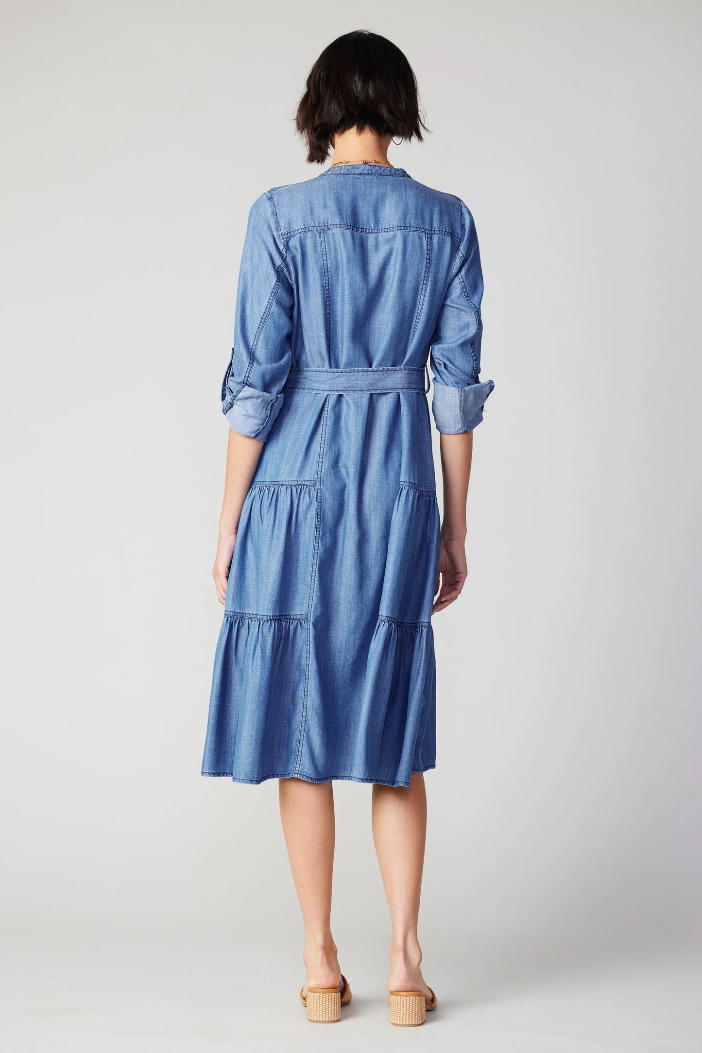 Chambray Buttondown Dress