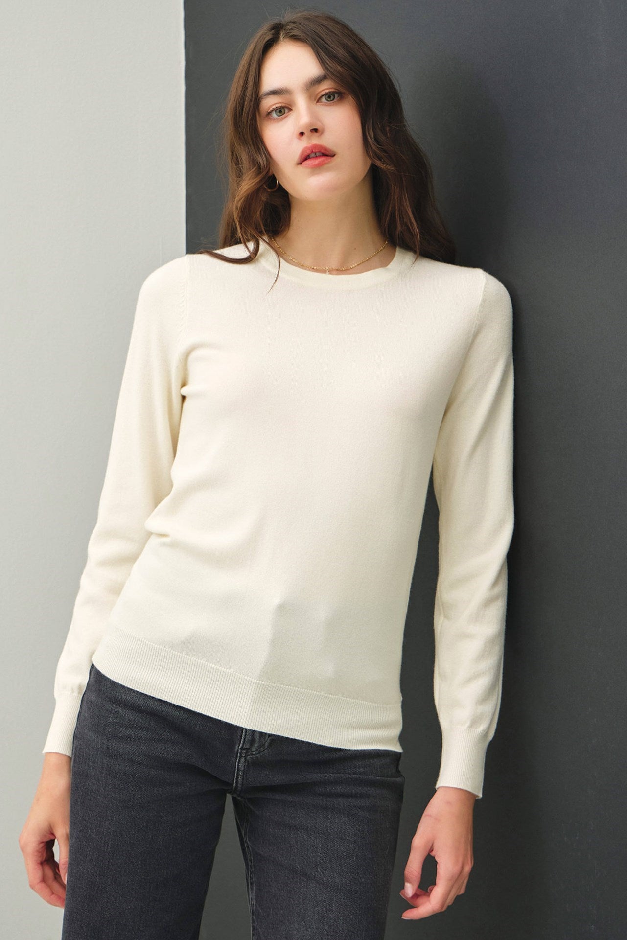 Classic Fine Knit Sweater