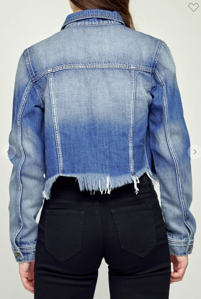 Crop Denim Jacket