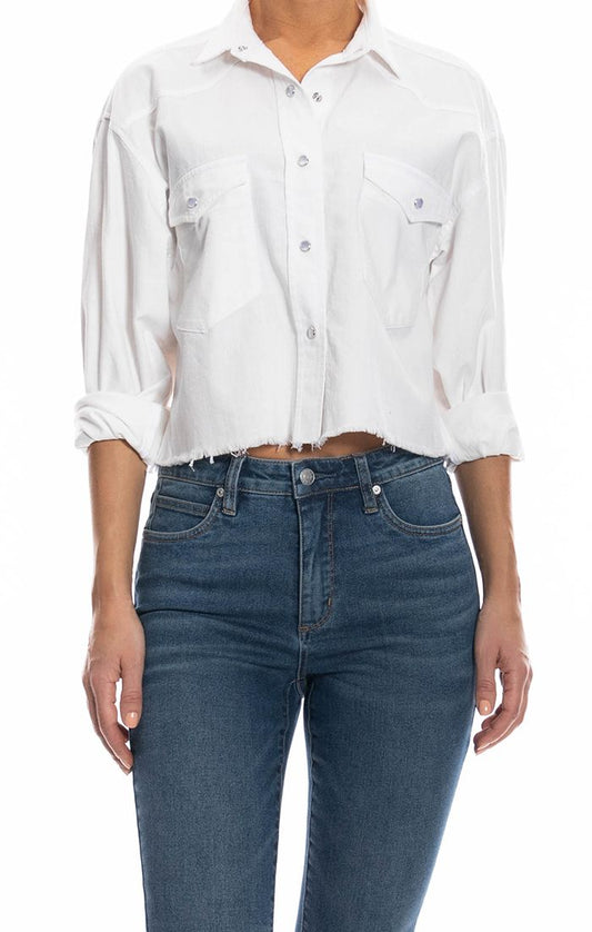 Cropped Western Shirt