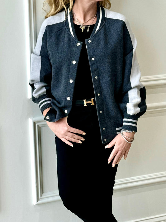 Cashmere Bomber Jacket