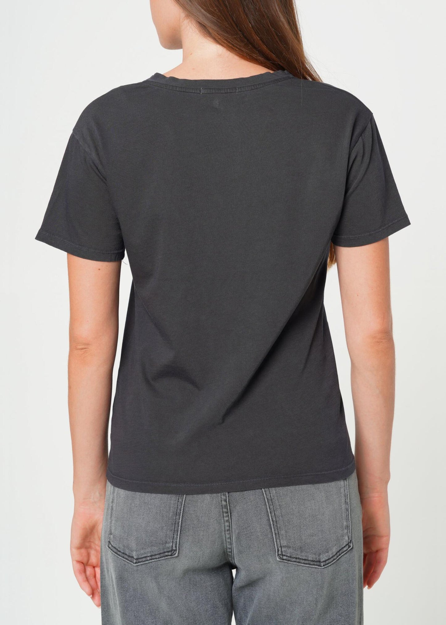 Supima Cotton Deep V Neck Tee