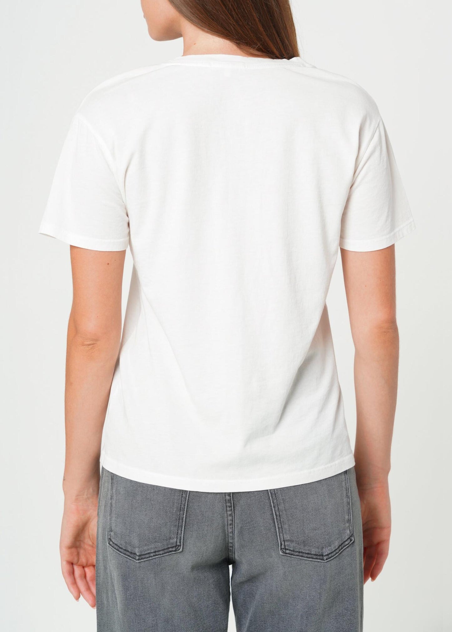 Supima Cotton Deep V Neck Tee