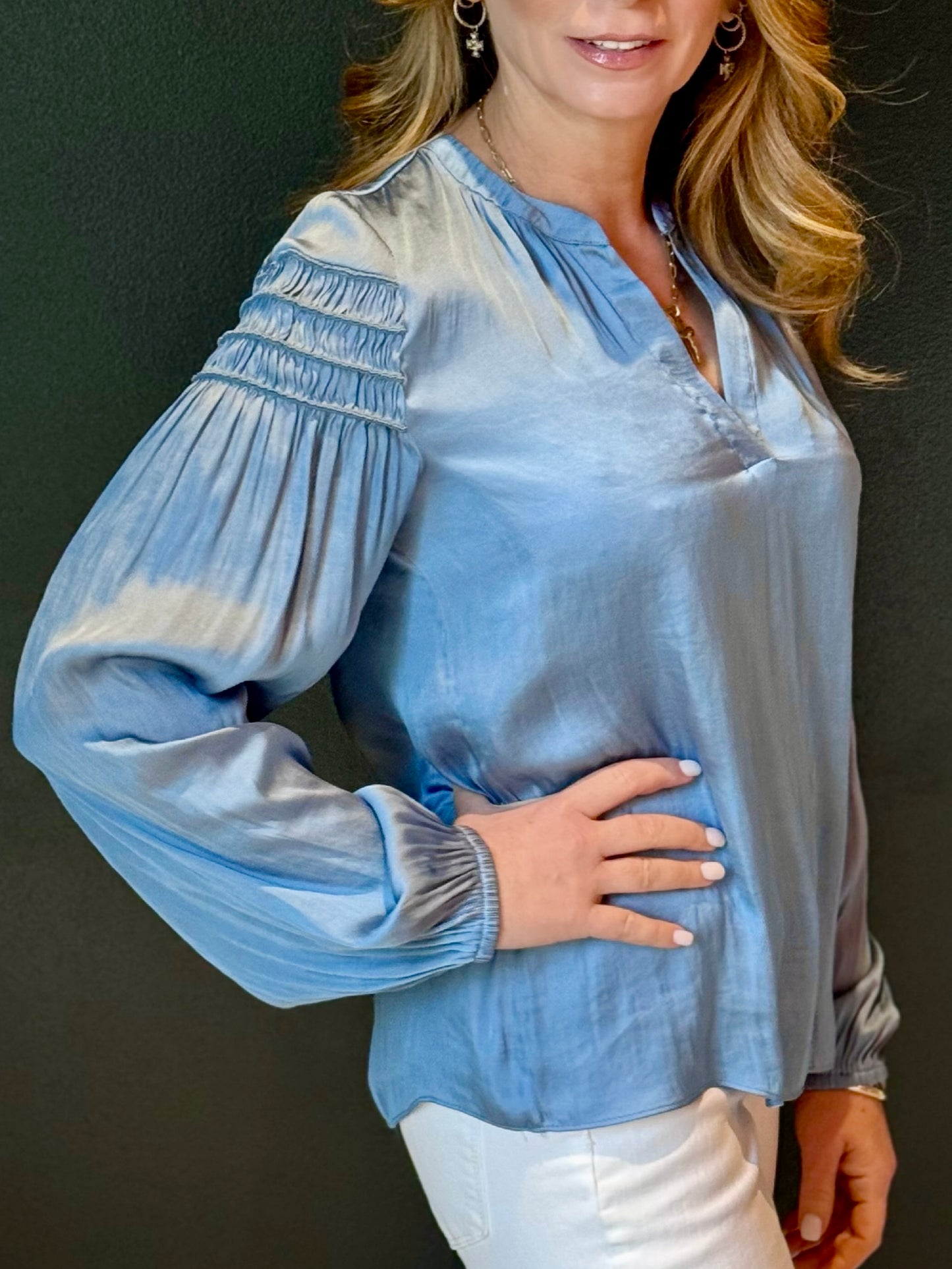 Dusty Sky Blouse