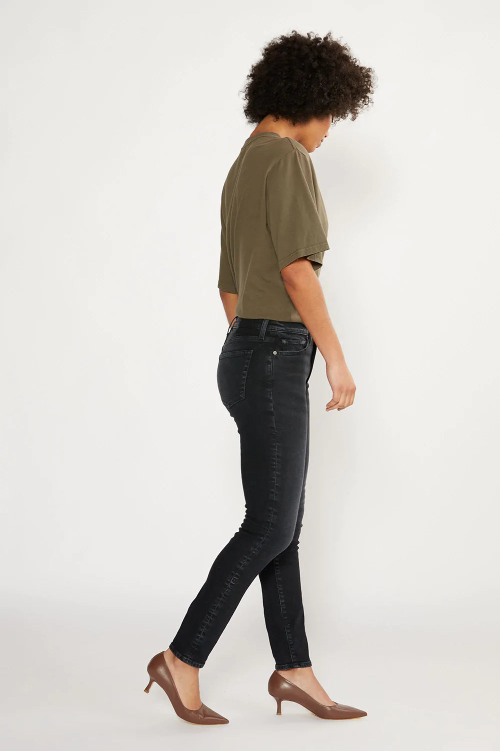 Giselle Mid Rise Skinny Black Creek