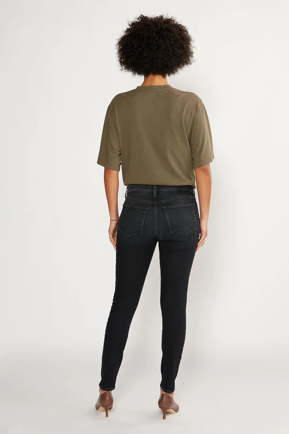 Giselle Mid Rise Skinny Black Creek