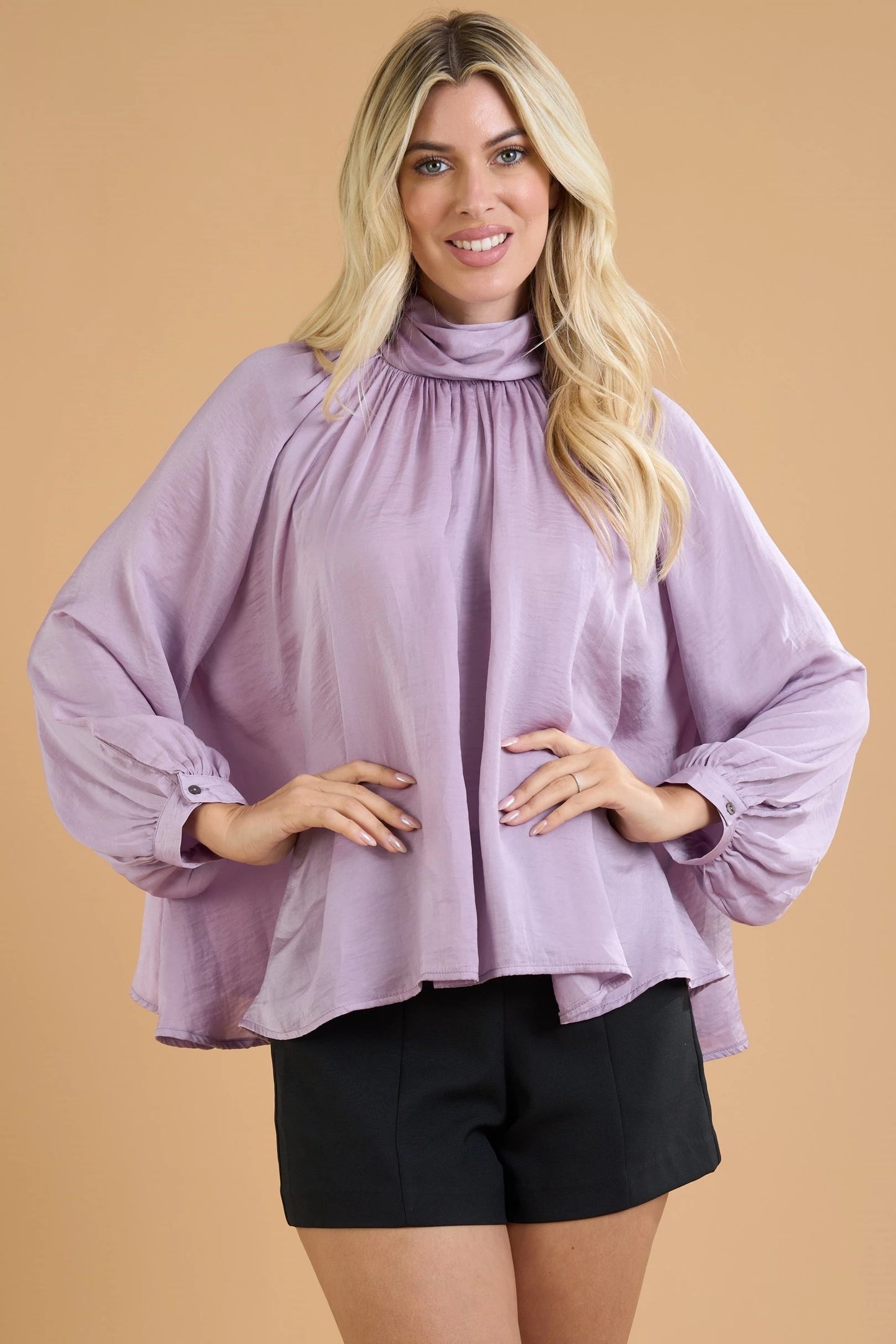 High Collar Blouse