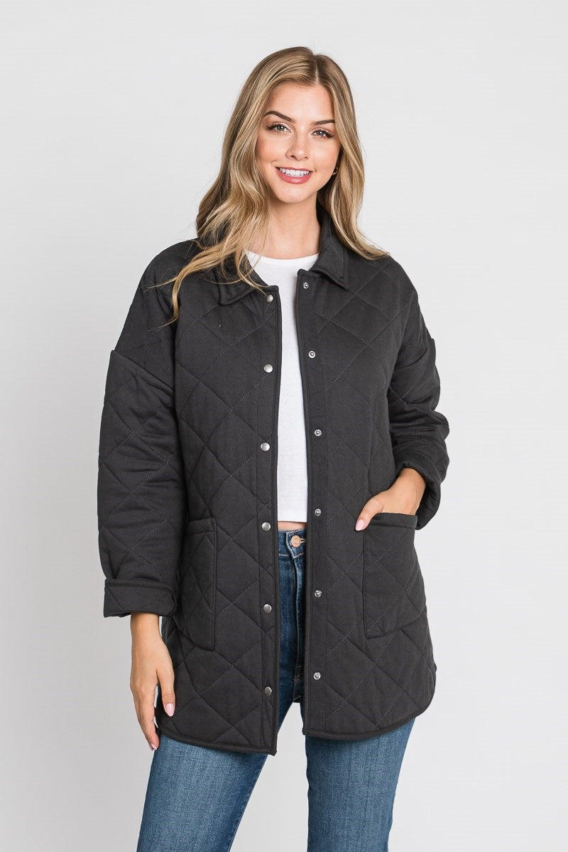 Long Quilted Jacket