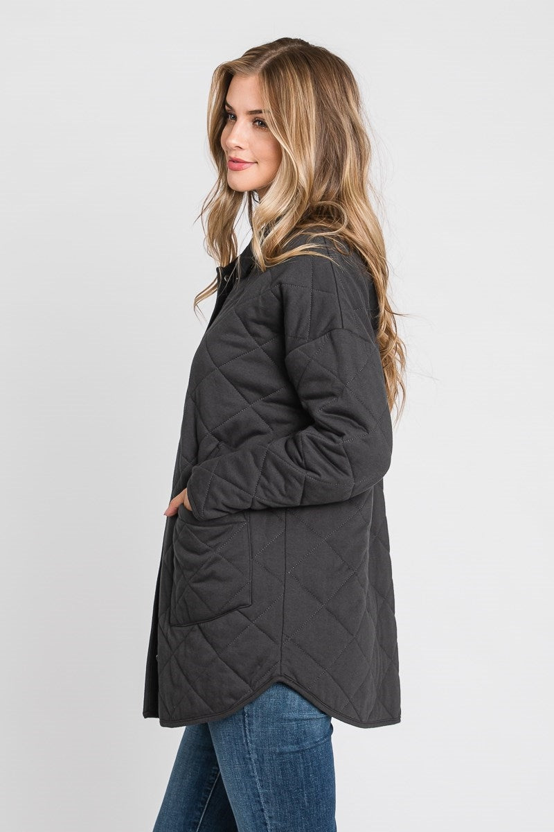 Long Quilted Jacket