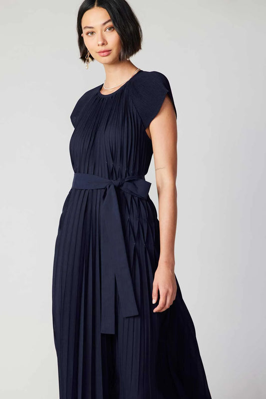 Mona Pleated Maxi Dress