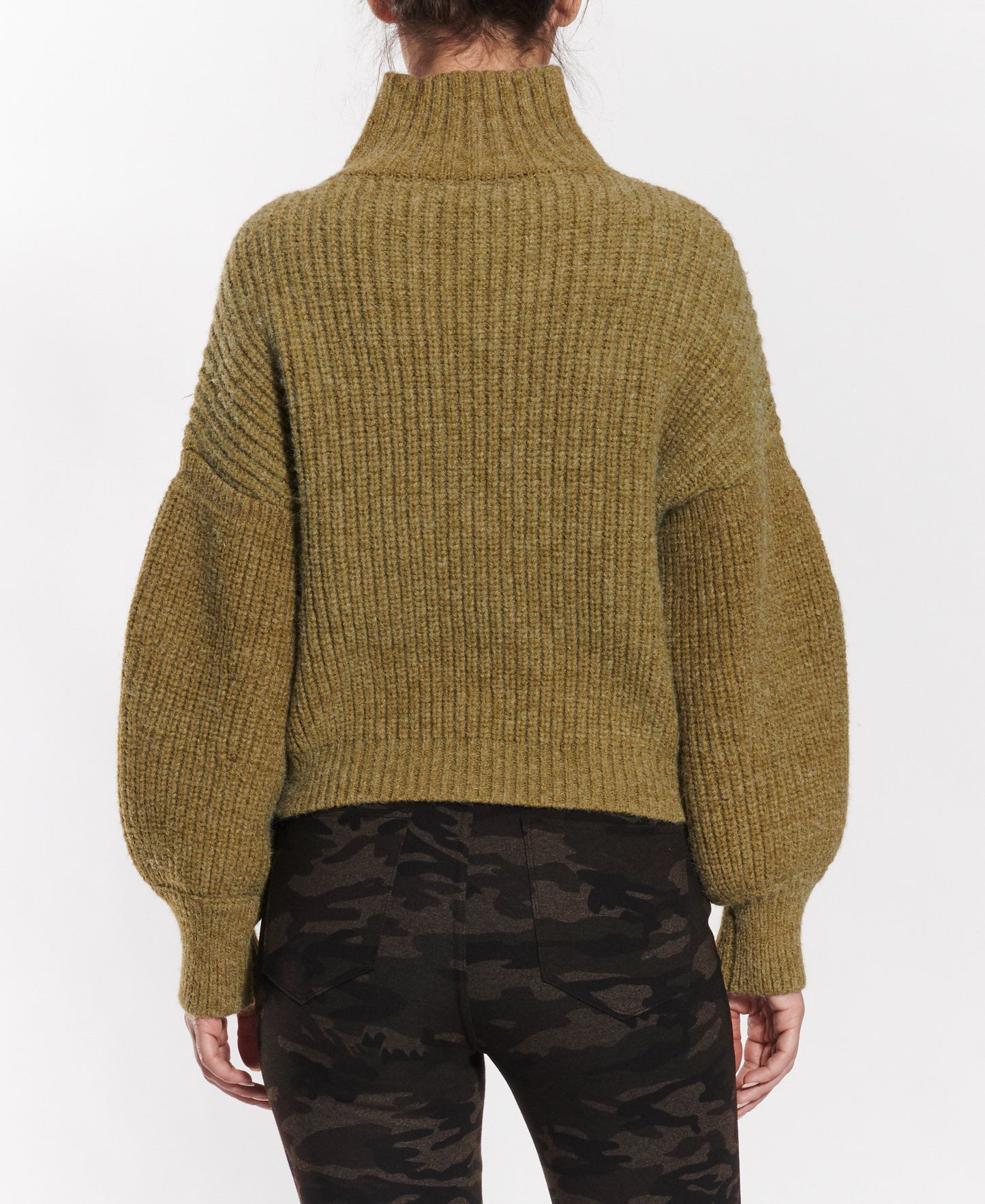 Moss Mock Neck Sweater