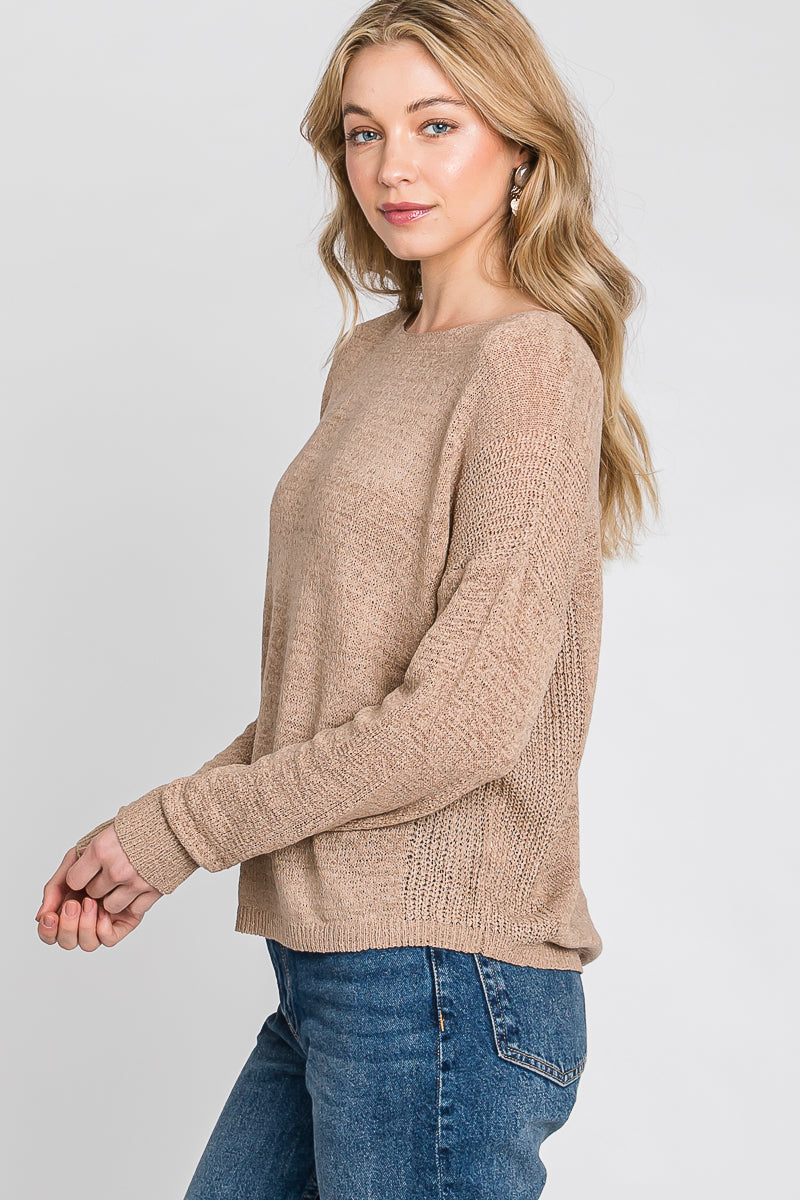 Oversized Drop Shoulder Sweater