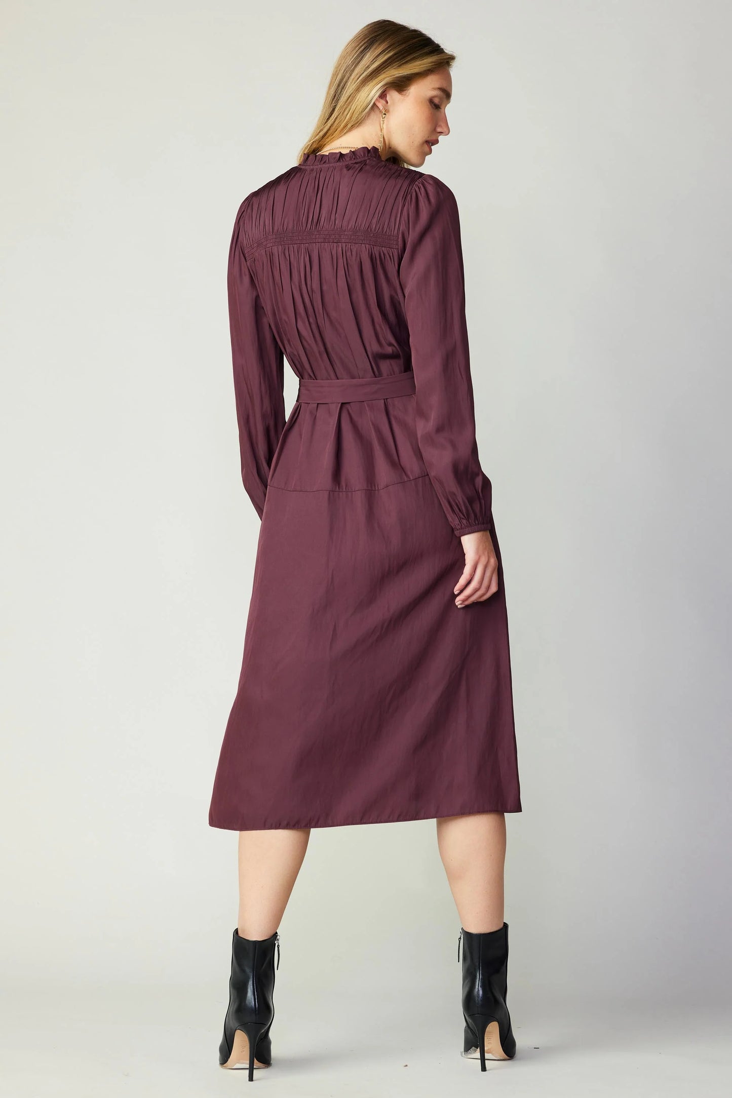 Self Tie Midi Dress