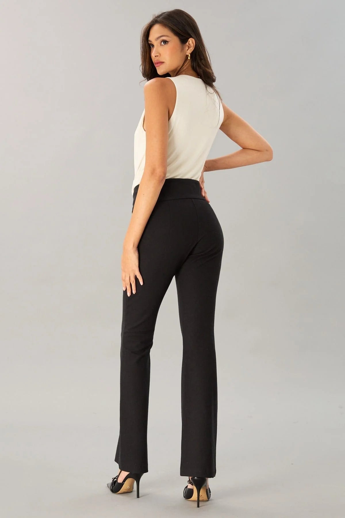 Smart Twill Fit'n'Flare Pant