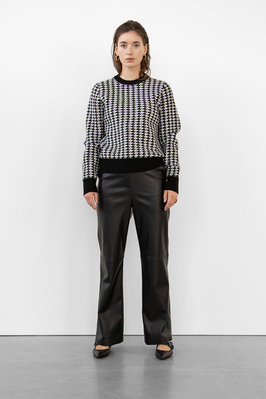 Stella Houndstooth Pullover