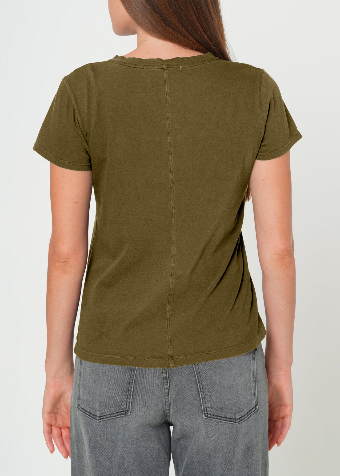 Supima Cotton V Neck Tee