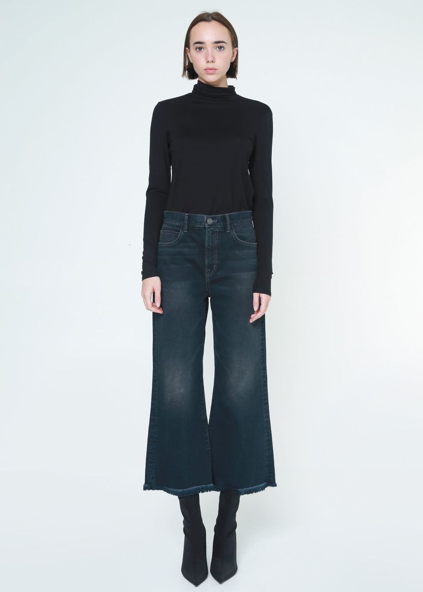 Vanessa Ankle Wide Leg Jeans